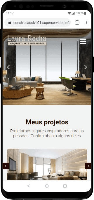 Modelo de site para Arquiteto, urbanista, designers de interiores, escritórios de arquitetura e paisagista